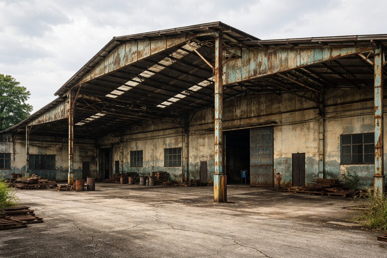 Nhà xưởng cũ xuống cấp cần kiểm định để cấp giấy chứng nhận an toàn tại Quảng Nam