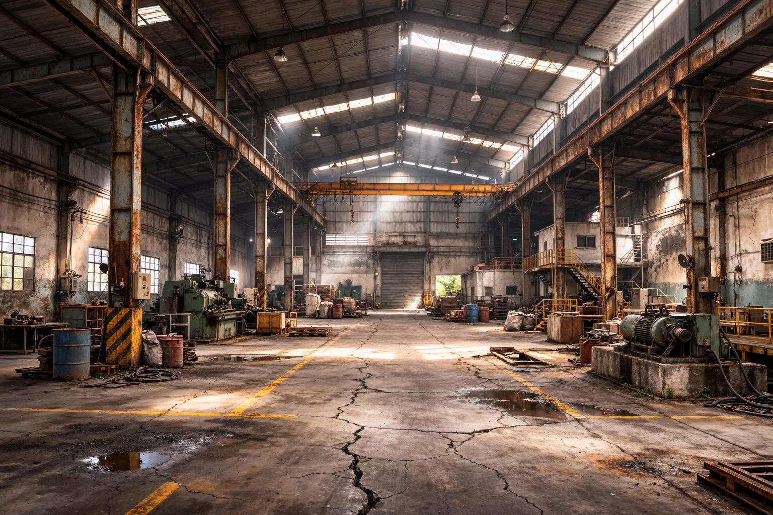 Nhà xưởng xuống cấp tại Nghệ An cần kiểm định để cấp giấy chứng nhận an toàn