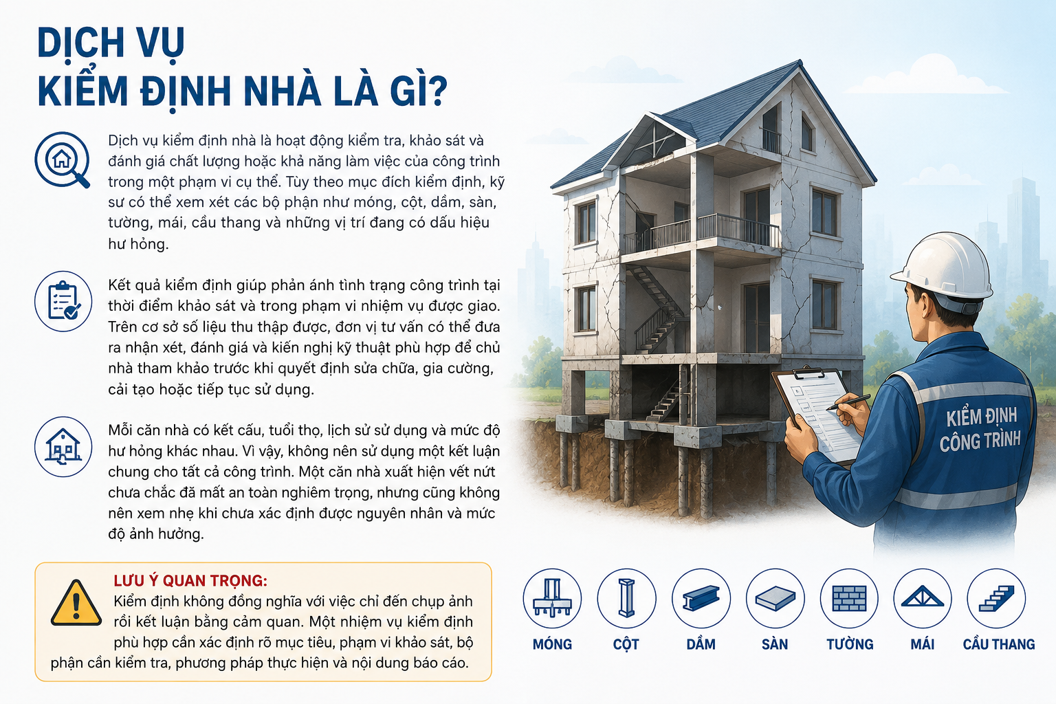 Dịch vụ kiểm định nhà là gì?